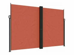 Toldo lateral retráctil terracota 220x1200 cm ES618859^ Online