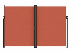 Toldo lateral retráctil terracota 220x1200 cm ES618859^ Online
