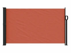 Marquesina|Toldo lateral retráctil terracota 120x600 cm ES852477
