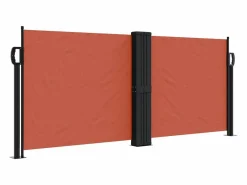 Toldo lateral retráctil terracota 100x600 cm ES136903^ Discount
