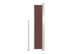 Marquesina|Toldo lateral retráctil 160x500 cm marrón ES830273