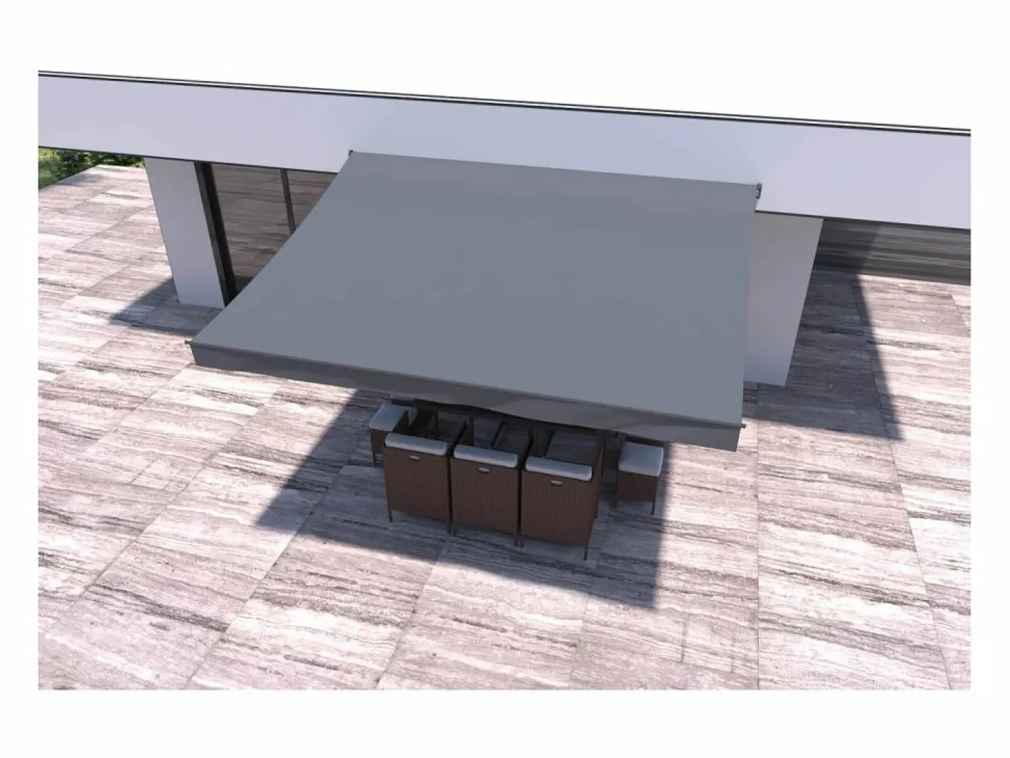 Toldo manual de 4x3 m ADRO^Concept-Usine