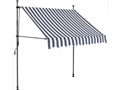 Toldo manual retráctil con LED y blanco 100 cm ES10403^ Sale