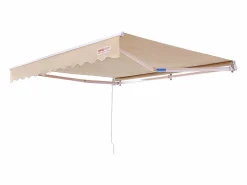 Estor Y Toldo|Toldo Manual Retráctil Para Terraza SucceBuy 243,84 x 213,36 cm Toldo Parasol Con Manivela