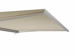 Toldo motorizado con LEDs y cofre integrado 5 x 3,5 m lona acrílica beige - GALAXA^Vente-unique Sale