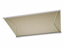 Toldo motorizado con LEDs y cofre integrado 5 x 3,5 m lona acrílica beige - GALAXA^Vente-unique Sale