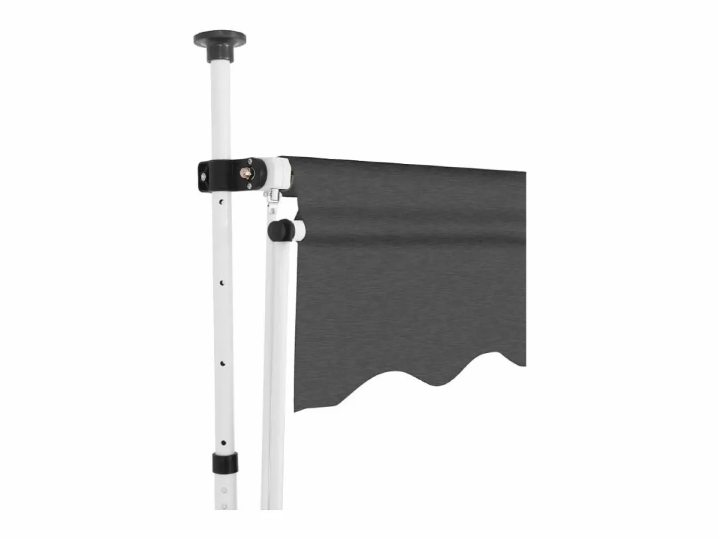 Toldo retráctil de funcionamiento manual antracita 150 cm ES823293^ Clearance