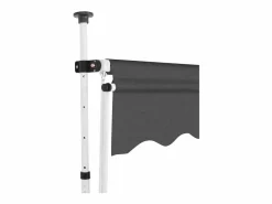 Toldo retráctil de operación manual antracita 400 cm ES626878 Gris antracita Best