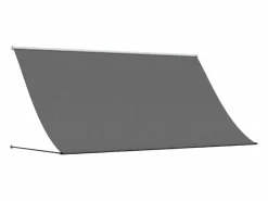 Toldo retráctil de tela y acero 300x150 cm ES752458 Gris antracita Online