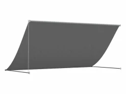 Toldo retráctil de tela y acero 300x150 cm ES752458 Gris antracita Online