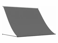 Toldo retráctil de tela y acero 250x150 cm ES448048 Gris antracita Clearance