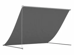 Toldo retráctil de tela y acero 250x150 cm ES448048 Gris antracita Clearance