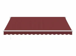 Toldo retráctil manual burdeos 400x300 cm ES925125 Rojo Clearance