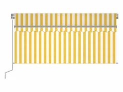 Toldo retráctil manual con persiana y blanco 3x2,5 m ES954805^ Clearance