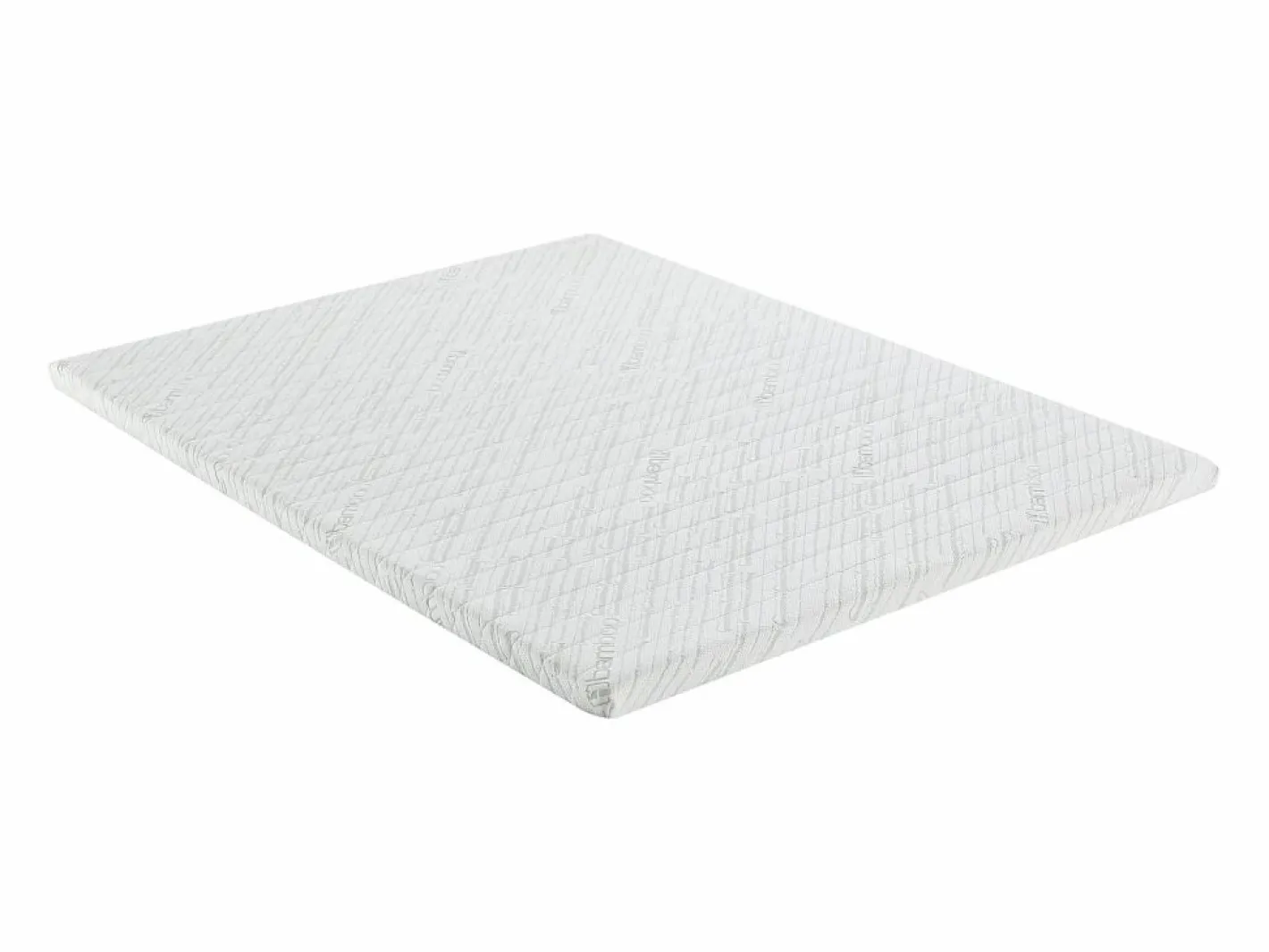 NATUREA Topper de bambú y viscoelástica 140x190 Blanco Clearance