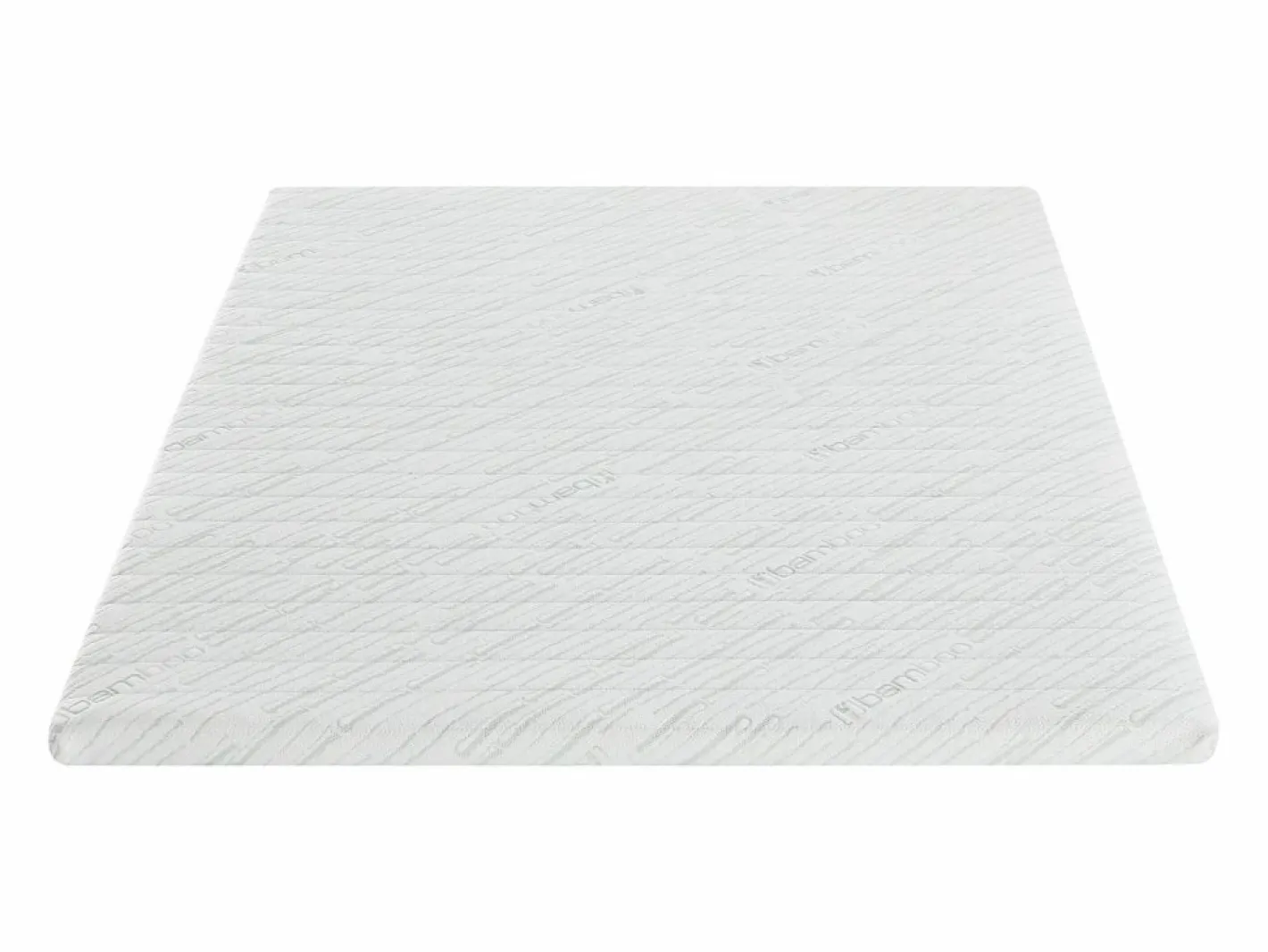 NATUREA Topper de bambú y viscoelástica 140x190 Blanco Clearance