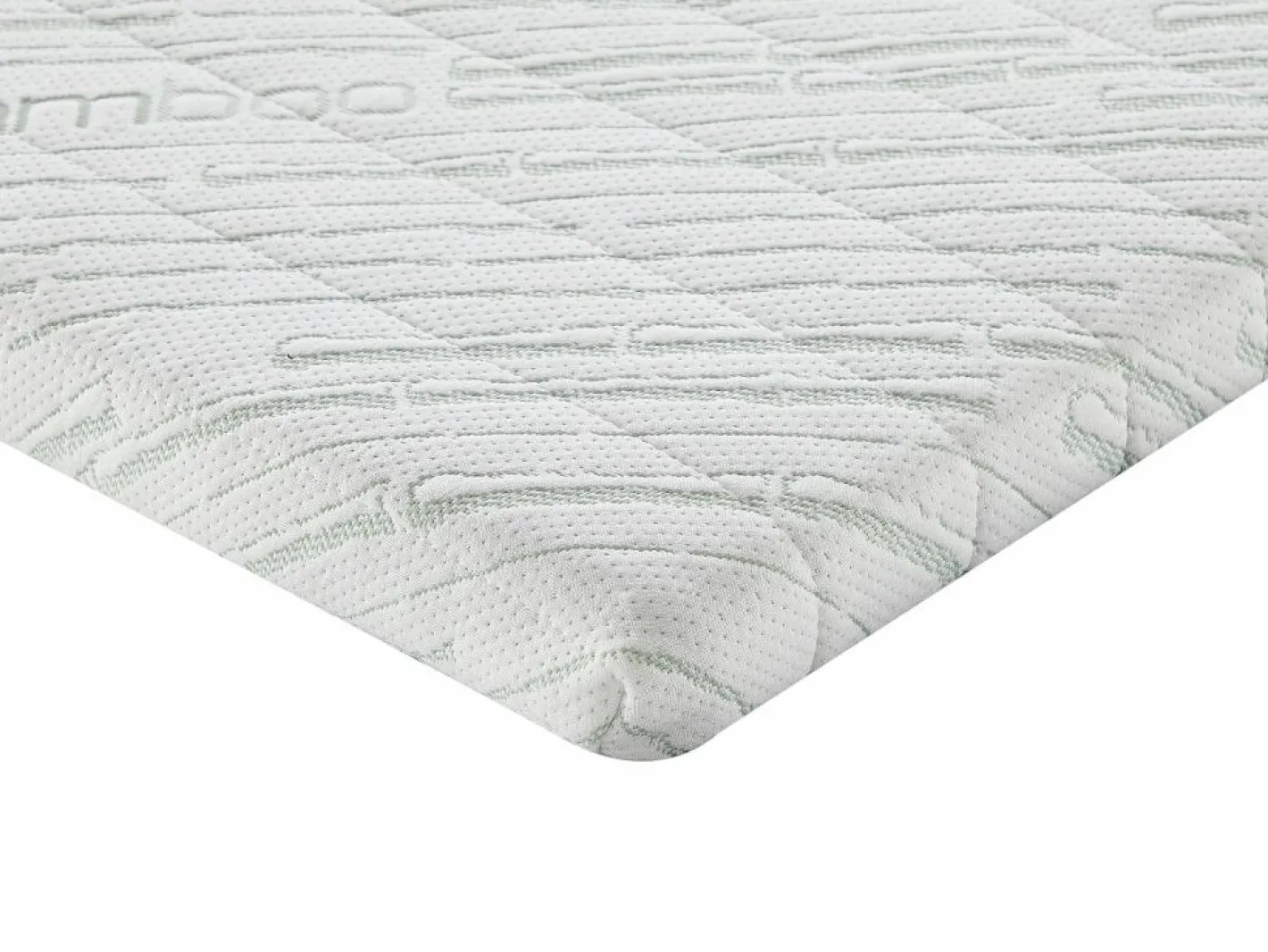 NATUREA Topper de bambú y viscoelástica 140x190 Blanco Clearance