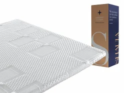 Dormissimo Topper 160x190 MOON Altura 5 cm espuma HR Transpirable y adaptable Blanco Best