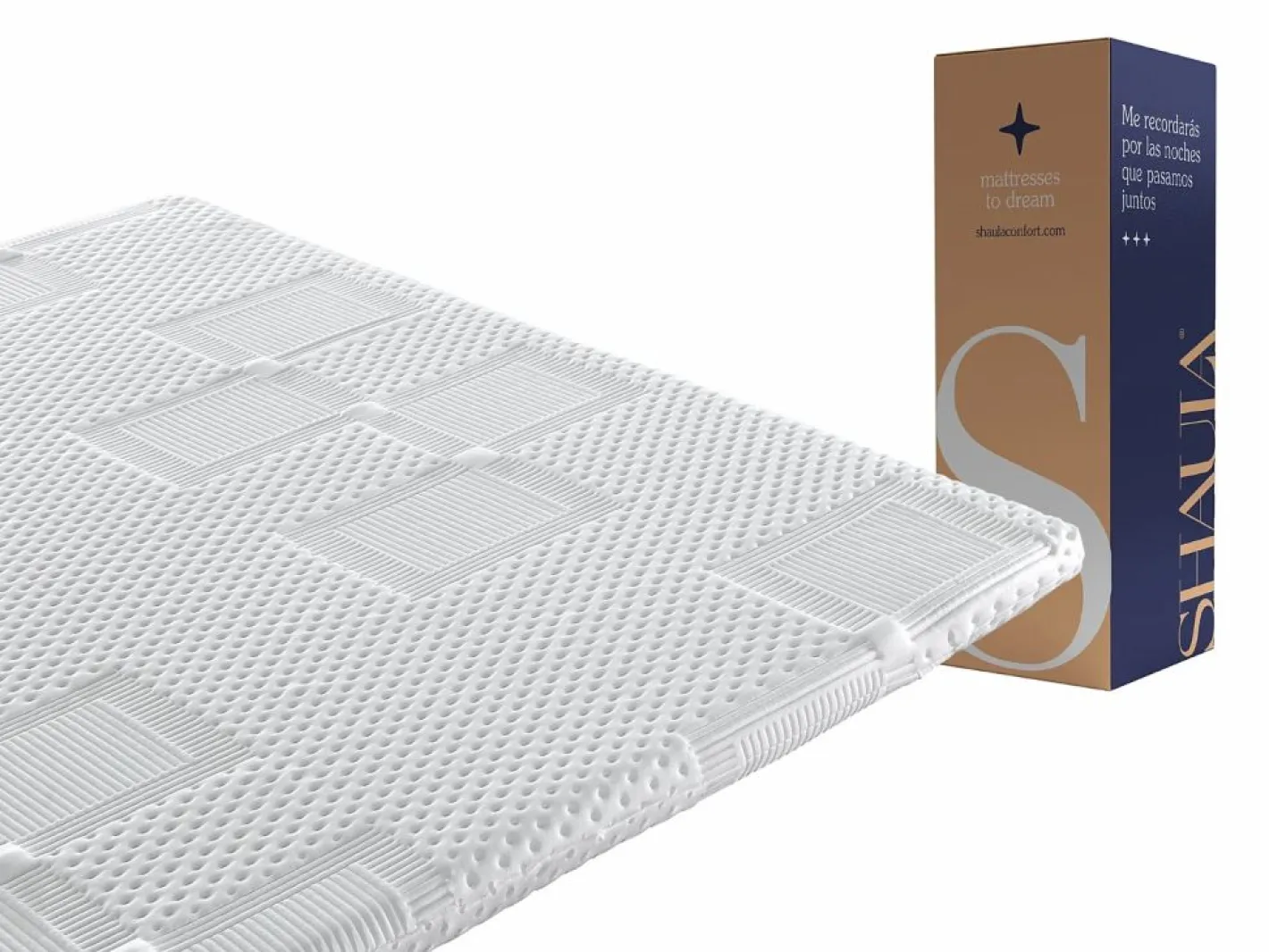 Topper 200x200 MOON Altura 5 cm espuma HR Transpirable y adaptable^Dormissimo Best