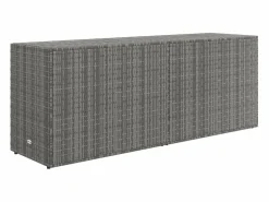 Garden Furniture Armario De Jardín|Torgnyr Armario de almacenaje de jardín ratán PE 198x55,5x80 cm