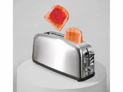 Tostador Cecotec Toastin time 850 Long Lite 850W ranura larga inox Plateado Sale