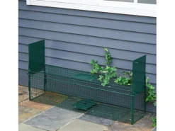 Trampa para animales vivos oscuro 100 x 25 x 28cm^PawHut Clearance