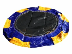 Trampolín acuático Oryxearth de 3,04 m, resistente, con escalera incluida, 100 kg (/azul). Amarillo