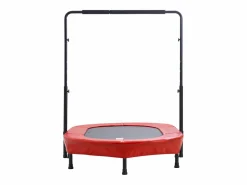 Trampolín SucceBuy, Trampolín Mini 142 cm para Niños, Plegable, para Bebés, Interior y Exterior, Para Niños de 3 Años en Adelante, Rojo Sale