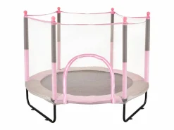 Trampolín SucceBuy Trampolín para Niños de 152.5CM con Red de Protección para Interiores y Exteriores. Sale