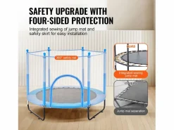 Trampolín SucceBuy Trampolín Infantil de 152,5 cm, Mini Trampolín con Red de Protección, para Interior y Exterior.^ Outlet
