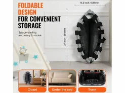 Trampolín SucceBuy Trampolín para Niños de 91,5 cm, Mini Trampolín Plegable para Uso en Interiores y Exteriores. New