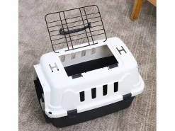 AHD Transportín De Paseo Para Animales|Transportín rígido jaula para animales con almohadilla 30 x 45 x 30 cm Rexxy M.