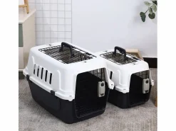 AHD Transportín De Paseo Para Animales|Transportín rígido jaula para animales con almohadilla 30 x 45 x 30 cm Rexxy M.