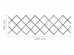 Cercados Y Ocultación|Treillis jardin-Clôture à treillis Bois de sapin massif 180x60 cm