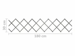 Treillis jardin-Clôture à treillis Bois de sapin massif 180x30 cm^ Online