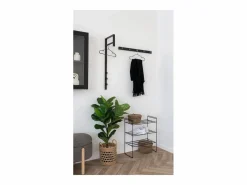 Les Tendances TRENTO kapstok – Natuurlijk bamboe of zwart/wit metaal-Color Negro Best