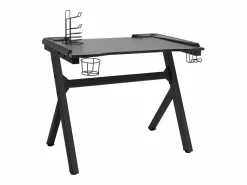 Tryggvin Escritorio gaming con luz LED forma Y 110x60x75 cm^Garden Furniture Online