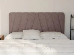 Vente-unique Cabecero Y Puente De Cama|Tête de lit 150 cm en tissu coloris - LIDAMA de Pascal Morabito