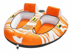Deportes Náuticos|Tubo Remolcable, SucceBuy Flotadores Remolcables para Navegación, Flotadores Remolcables Inflables para 2 Personas con 2 Cabinas
