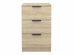 Tucson Mesita de noche color roble Sonoma 40x36x65 cm^Garden Furniture Hot