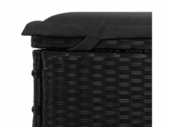 Tumbona 1 ud con cojín ratán sintético 201x55x62 cm^vidaxl Outlet