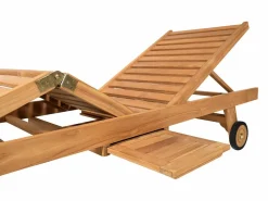 Tumbona con multiplicidad de posiciones de teca BYBLOS^MYLIA Clearance