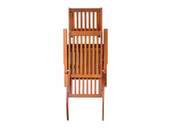 Tumbona de jardín con reposapiés y cojín madera maciza acacia^vidaxl Hot