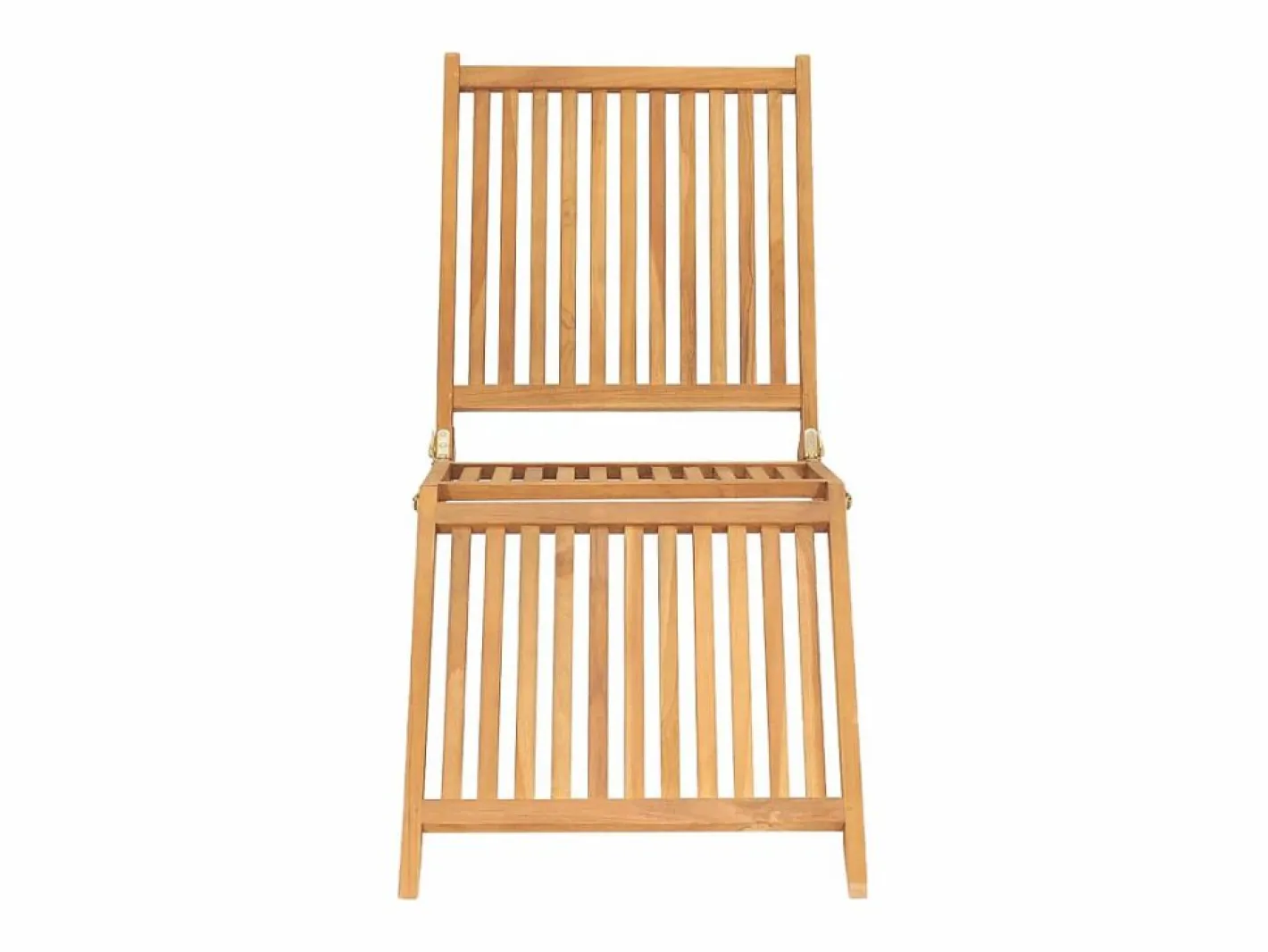 vidaxl Tumbona|Tumbona de madera maciza de teca