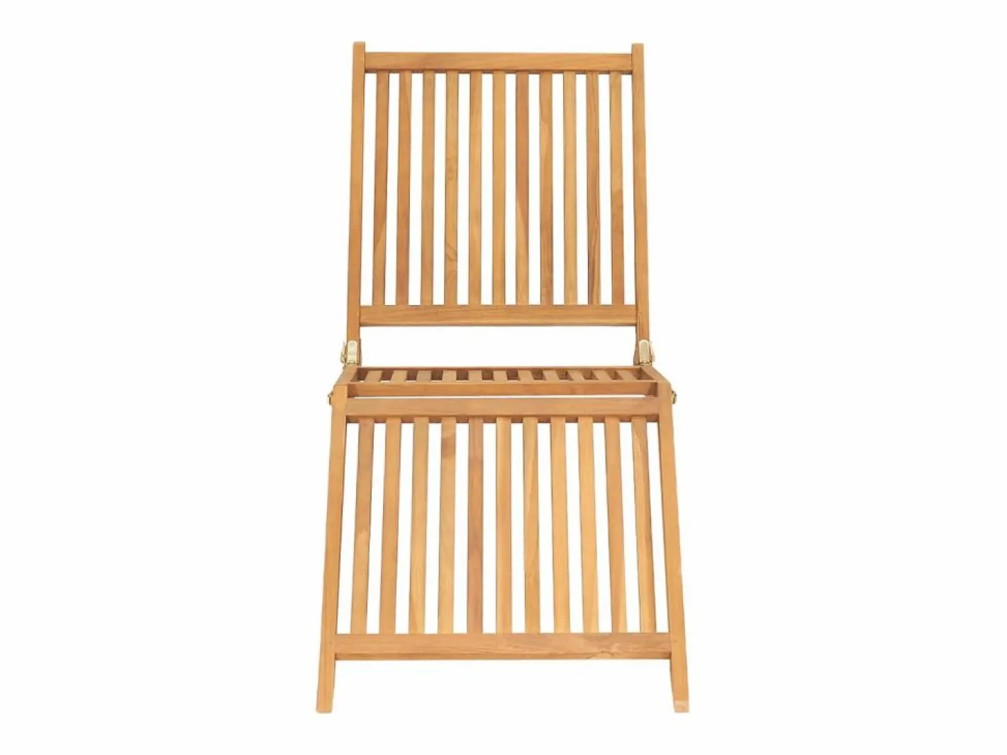 vidaxl Tumbona|Tumbona de madera maciza de teca