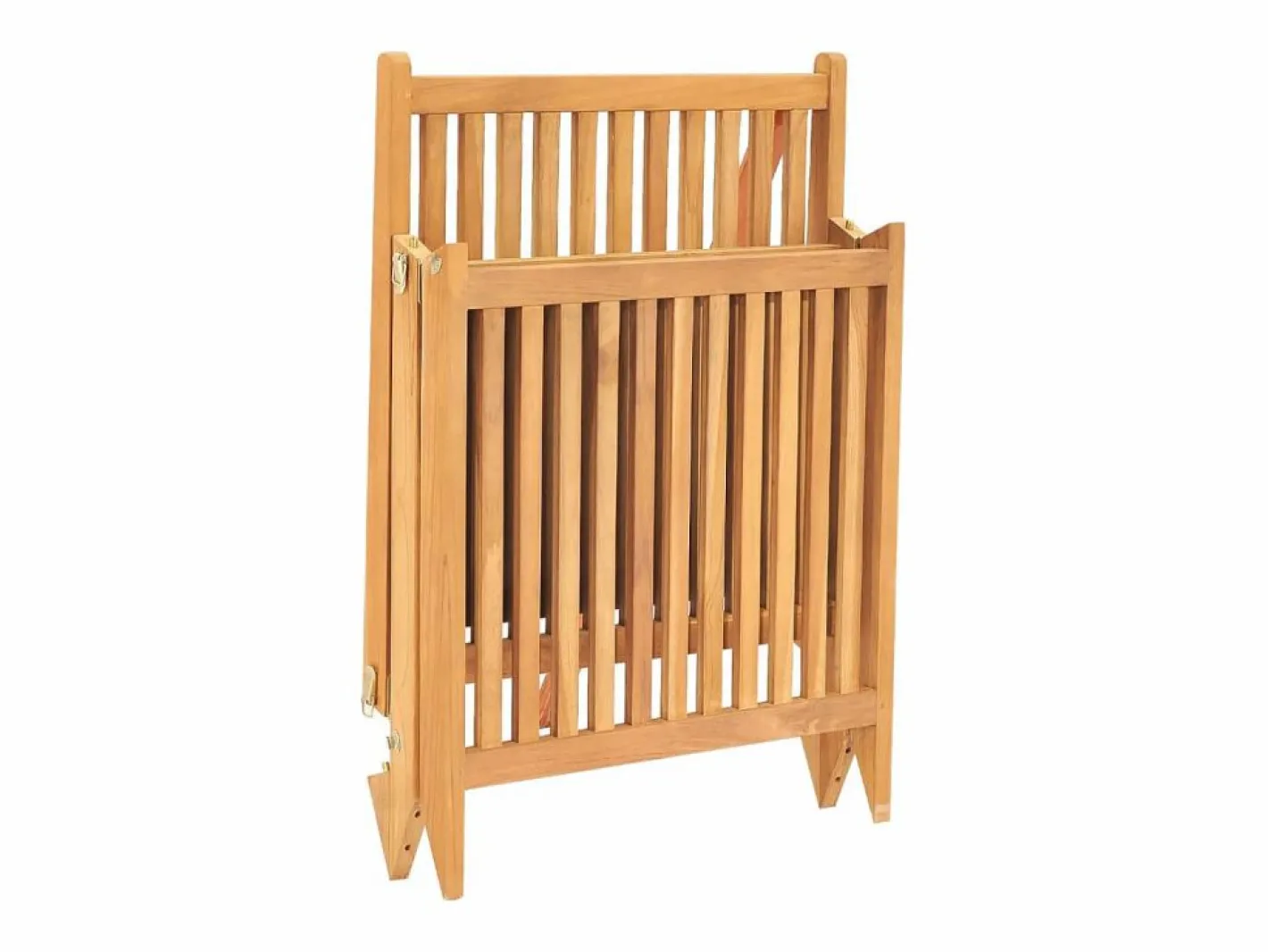 vidaxl Tumbona|Tumbona de madera maciza de teca
