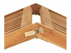 vidaxl Tumbona|Tumbona de madera maciza de teca