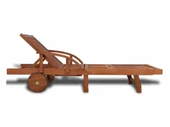 Tumbona de madera maciza de acacia ES90724^ Discount