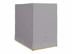 vidaxl Tumbona|Tumbona doble Ajustable Gris 205 x 129 x 200 cm ratán sintético