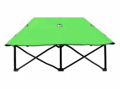 Tumbona plegable para 2 personas acero ES188362^